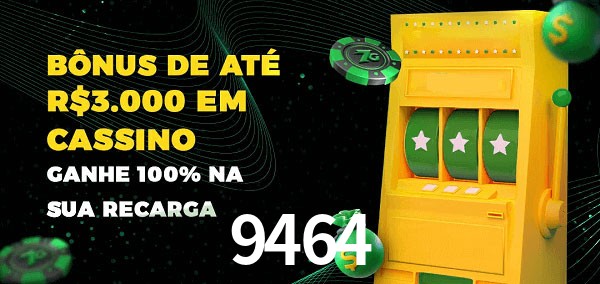 9464 melhor bônus de depósito